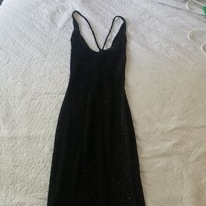 Black cocktail dress